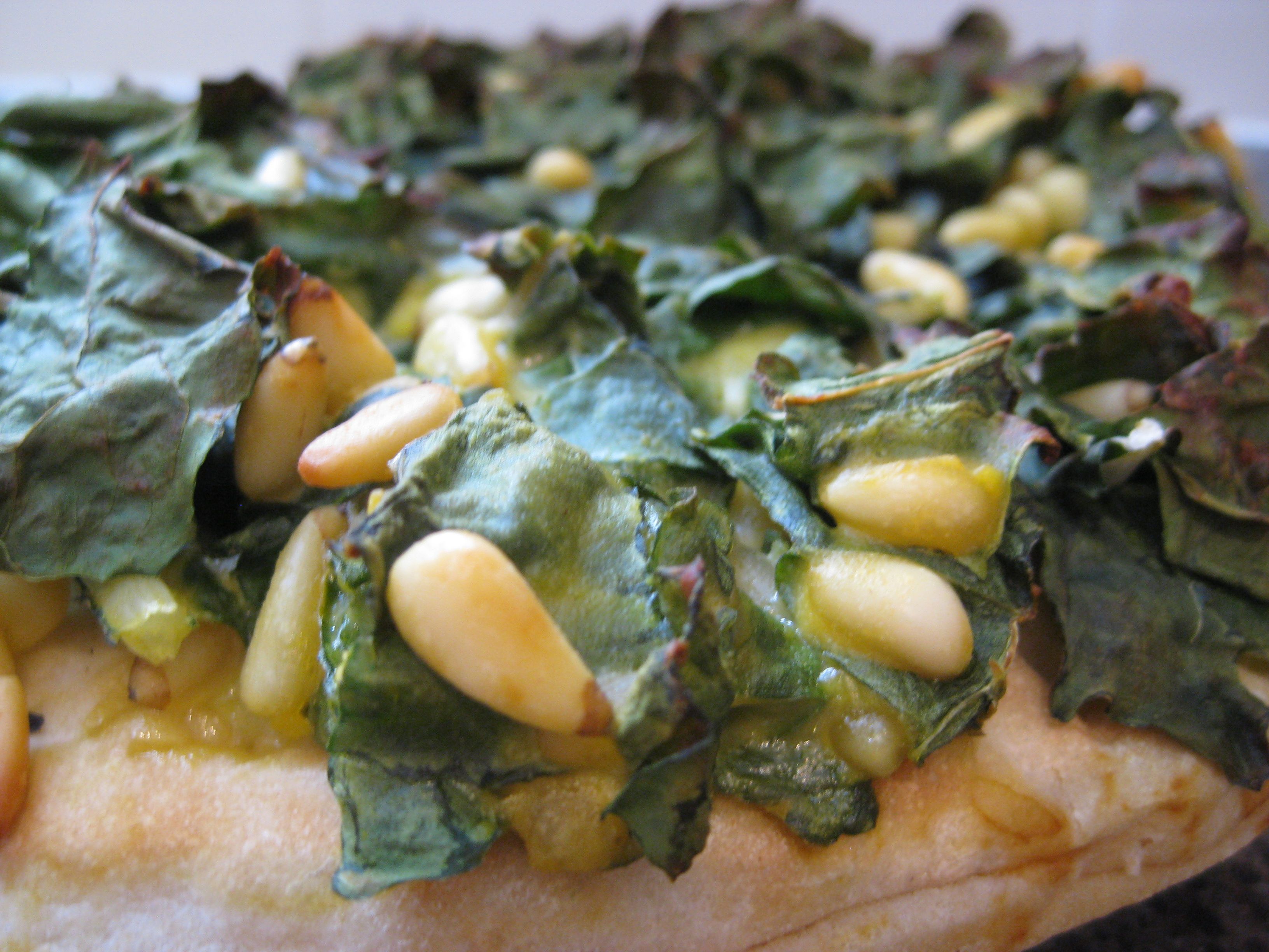 Meatless Mondays Pizzas! Mediterranean, Satay & Spinach and Pine Nuts