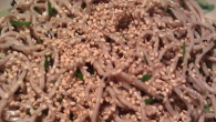 Meatless Monday: Oodles of Noodles Grace’s Oodles of Noodles 1 large handful of noodles, any kind 1 tablespoon olive, sesame, or safflower oil 2 garlic clove, diced 1 scallion, finely chopped sesame seeds fresh...