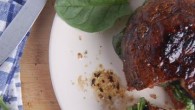 Grilled Portobello Mushroom Burgers with Spinach and Beet, Fennel, Lime Pate I wanted to make this Monday special. I wanted mouth watering good, can’t wait to bite into it , want to feed it to my meat eating _________(insert friend, husband,...