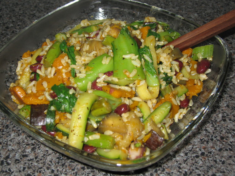 Meatless Mondays Mediterranean stirfry