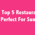 Top 5 Restaurants Perfect For Summer