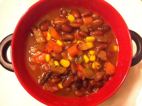 Cajun Rattlesnake Beans with Corn