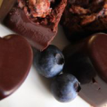 Raw Chocolate, Blueberry & Coconut Lovehearts
