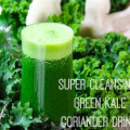 Super Cleansing Green Kale & Coriander Drink