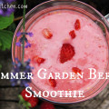 vegan summer garden berry smoothie