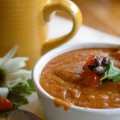 vegan tomato garlic soup