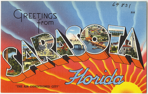 Greetings from Sarasota Credit Boston Public Library cc by 2.0