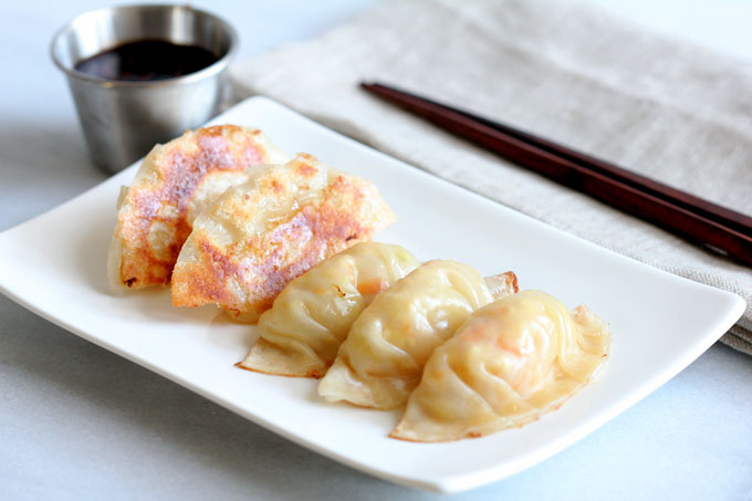 Vegetable Pot Stickers (Dumplings)