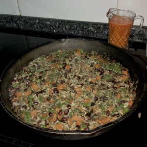 Gallo Pinto with Costa Rican Sauce