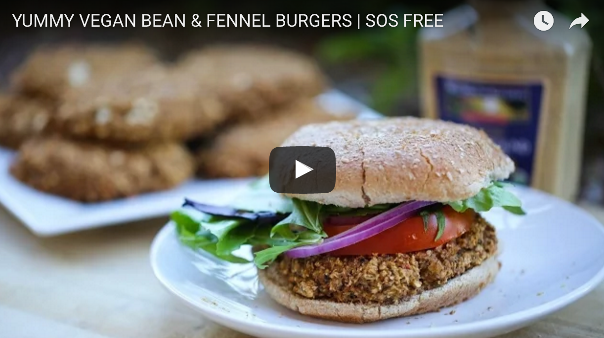 Vegan Bean And Fennel Burgers