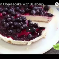 Vegan Cheesecake With Blueberries