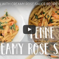 Quick And Easy Penne Pasta With Creamy Rose Sauce (Vegan)