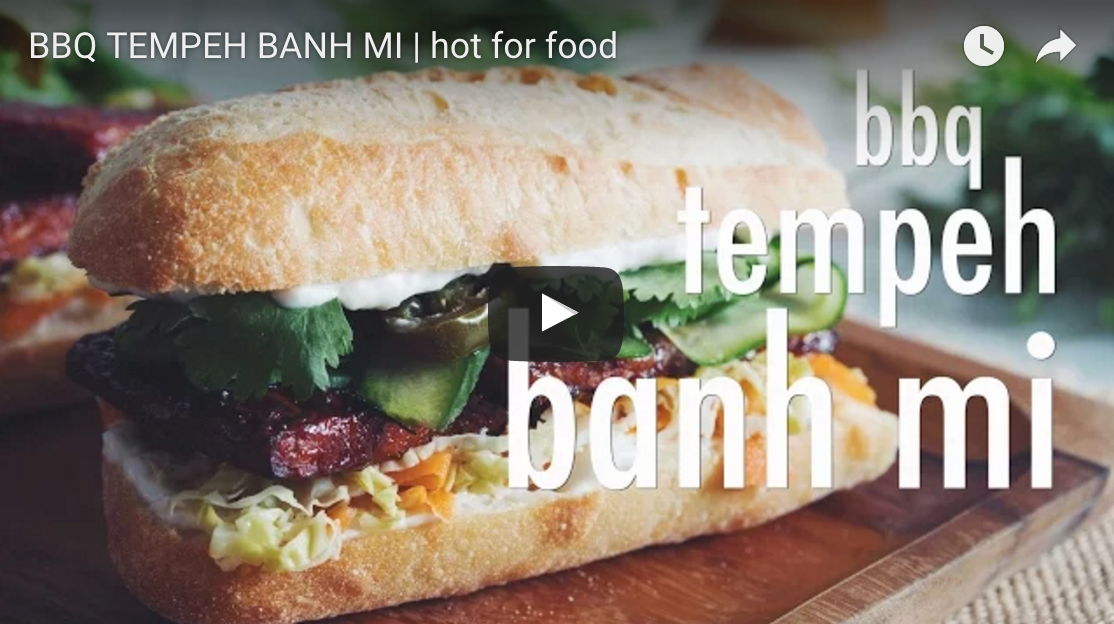 BBQ Tempeh Banh Mi