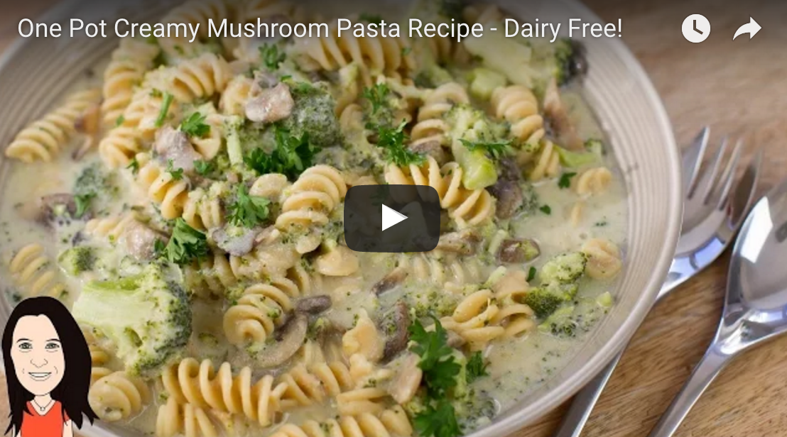 One Pot Vegan Creamy Mushroom Pasta - HappyCow