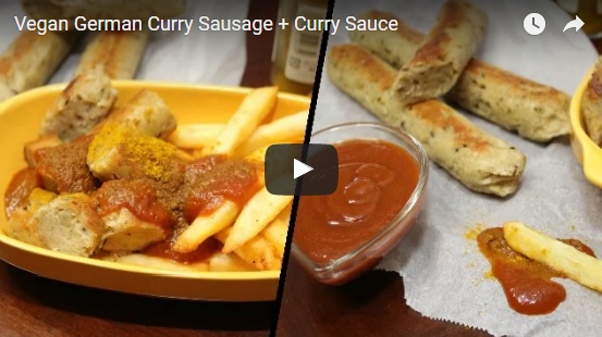 vegan currywurst
