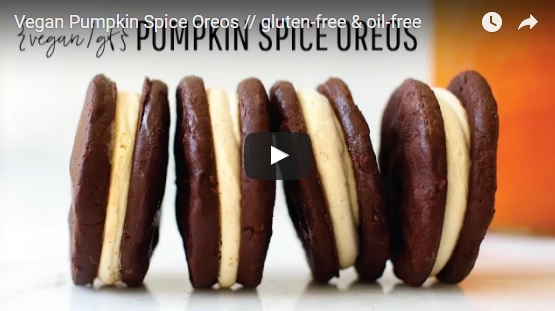 vegan pumpkin spice oreos