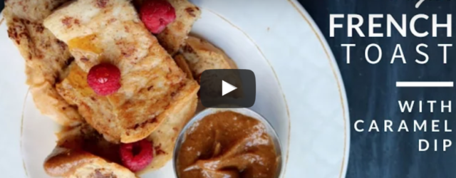 Vegan French Toast With Caramel Dip