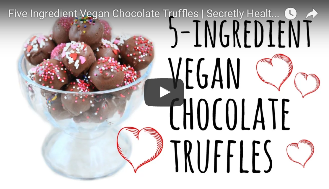 Five Ingredient Vegan Chocolate Truffles
