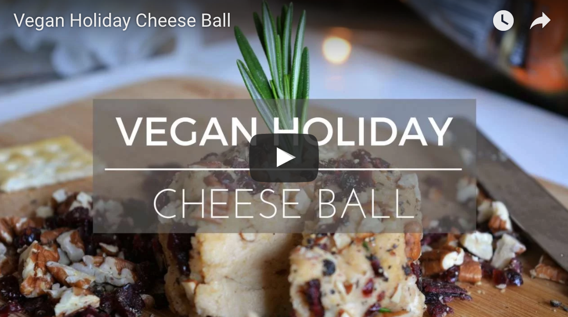 Vegan Holiday Cheese Ball