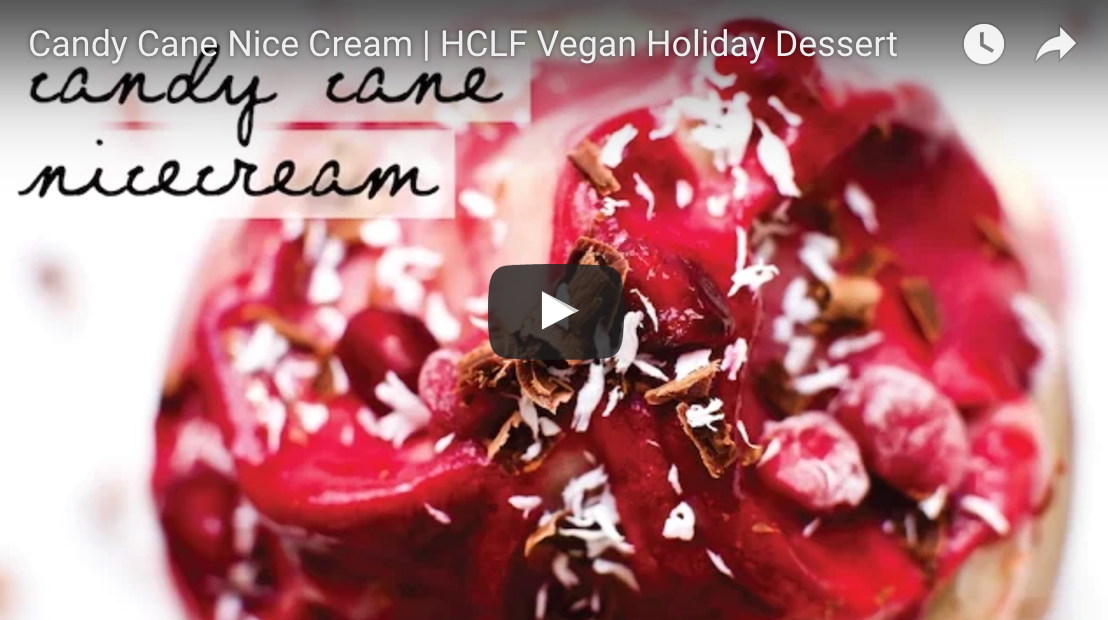Vegan Candy Cane Nice Cream