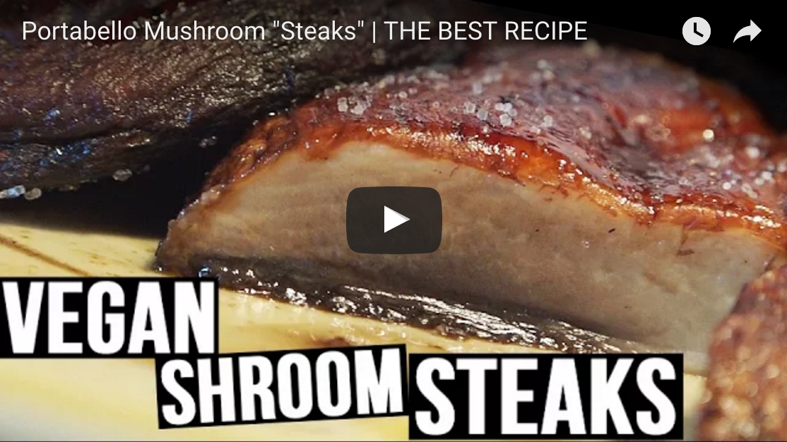 Vegan Portobello Mushroom "Steaks"
