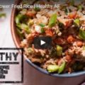 vegan cauliflower fried rice