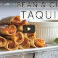 Baked Taquitos With Creamy Salsa And Guacamole