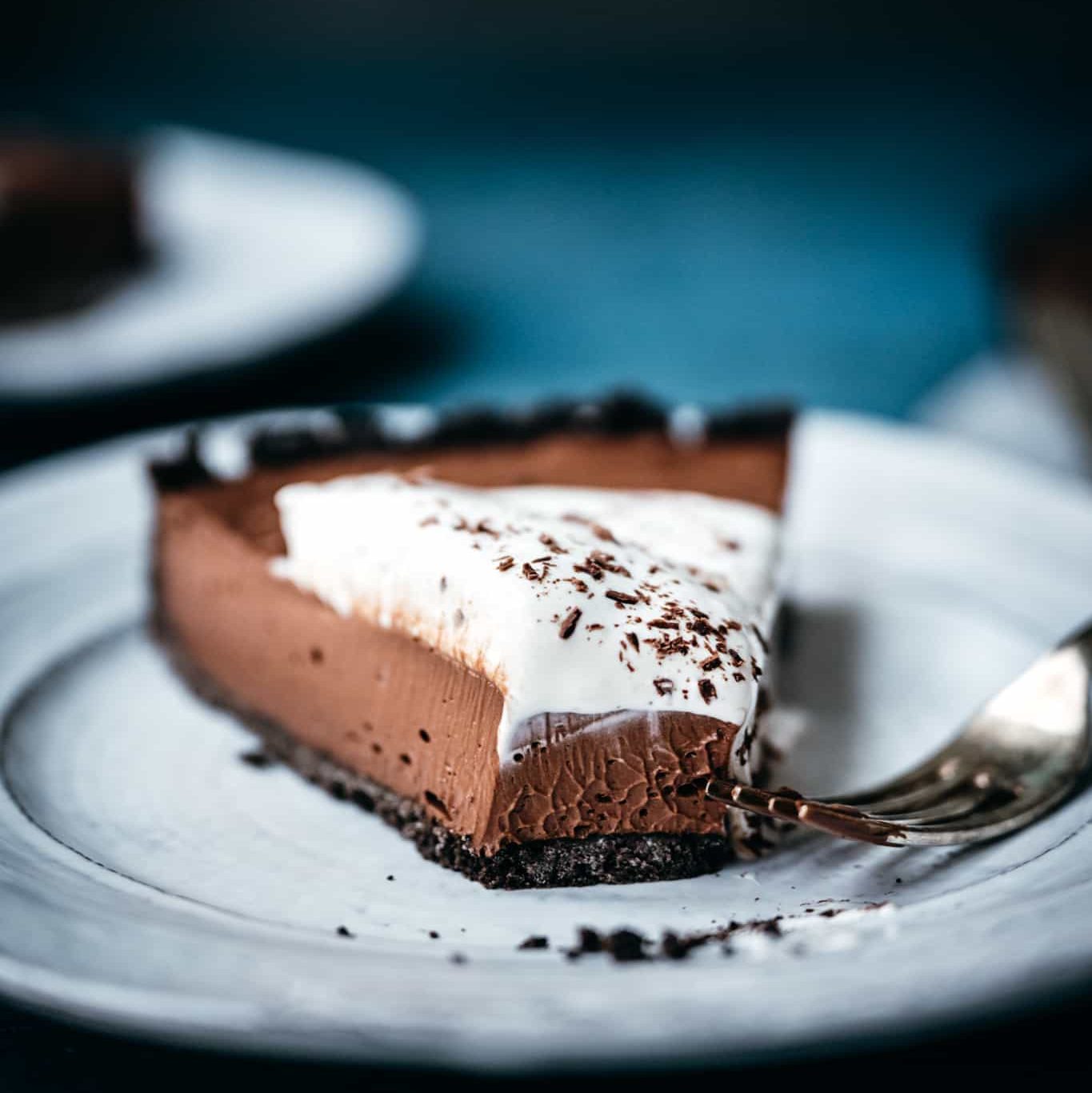 Vegan Valentine's Desserts -Chocolate Cream Pie