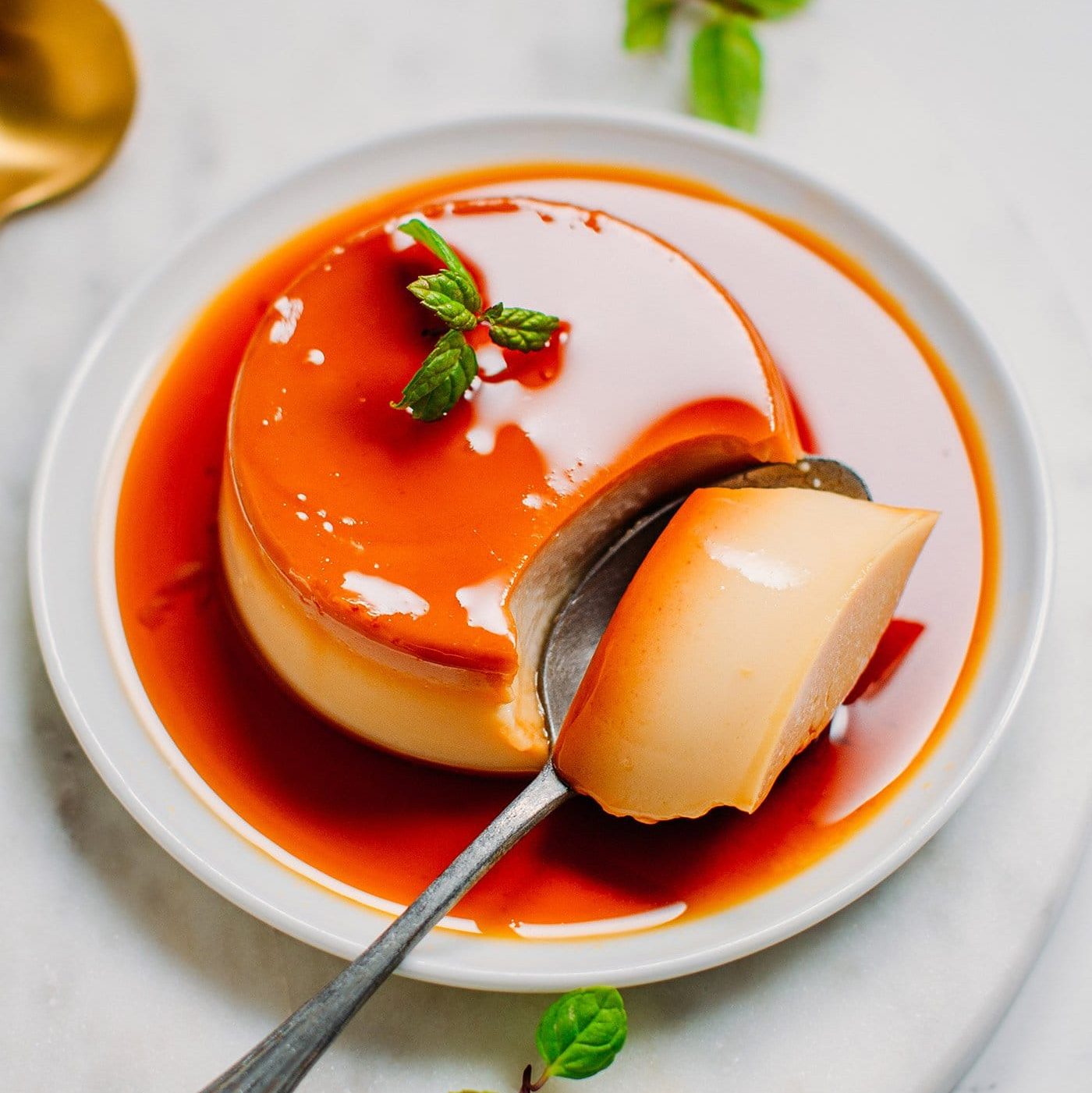 Vegan Valentine's Desserts - Flan