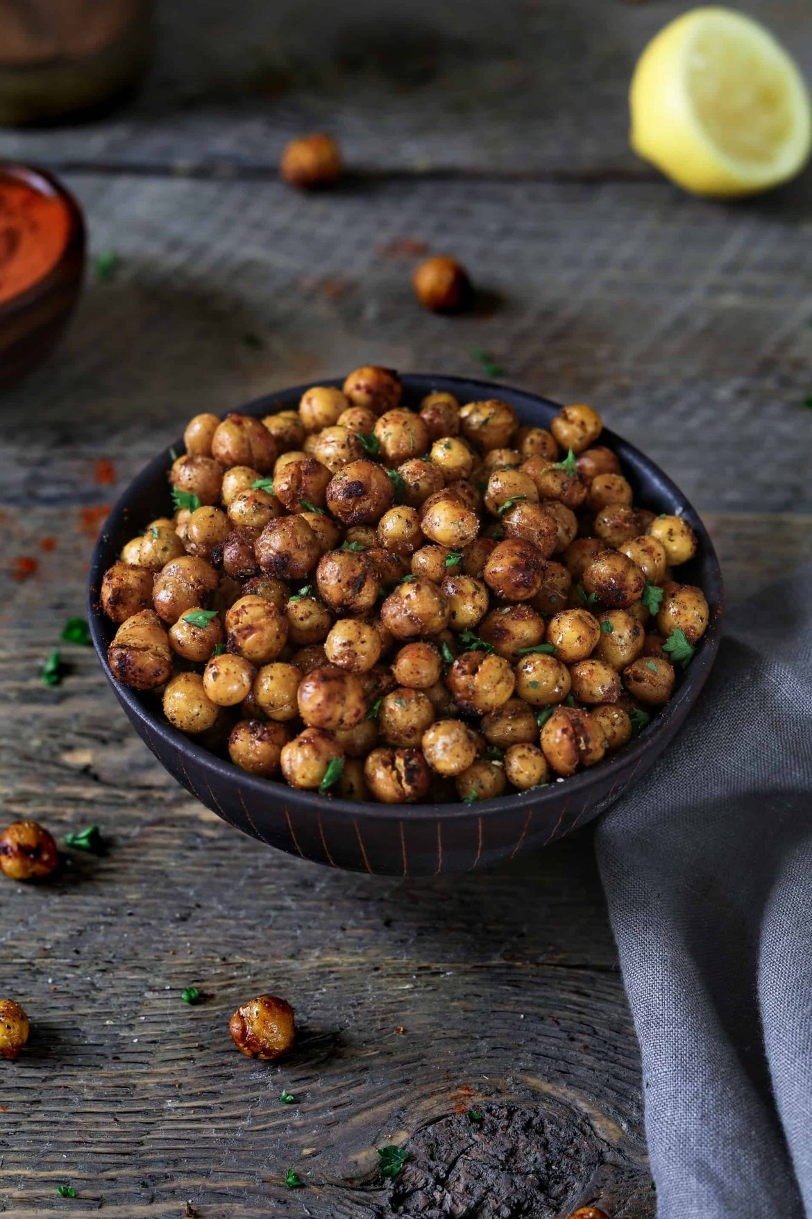 AirFryerSmokyChickpeasSnack HappyCow