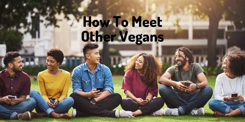 Group of vegan friends