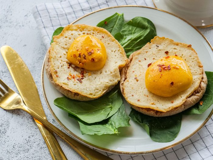 vegan fried egg vegan egg