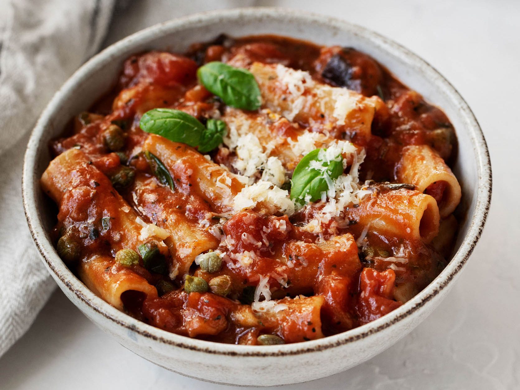 vegan rigatoni pasta