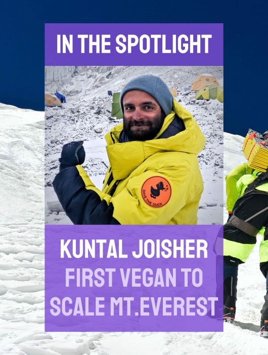 Kuntal Joisher, First Vegan to Scale Everest