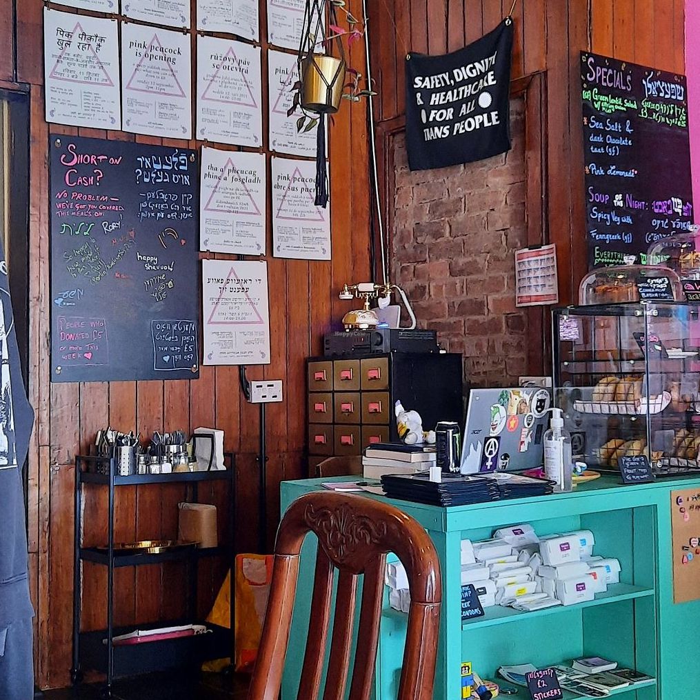 queer vegan cafe in glasgow