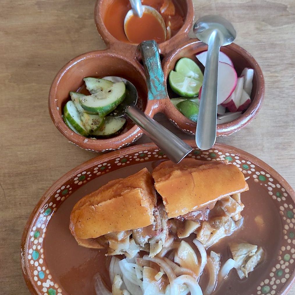 Traditional local vegan dishes in Mexico