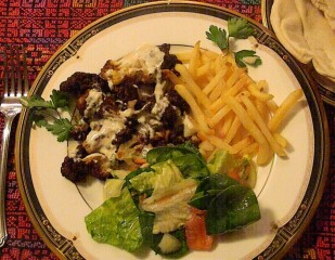 Fried Cauliflower with Tahini Sauce
