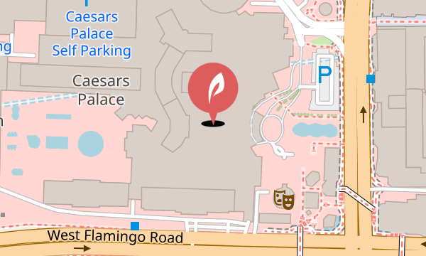 map of caesars palace restaurants