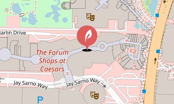 caesars palace forum shops map
